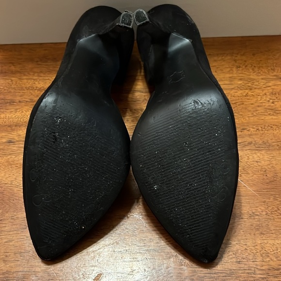 Jessica Simpson Black Suede 7.5B Pumps - Picture 6 of 11